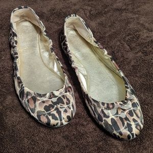 Coach Leopard Print Flats